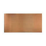 FASÄDE Rib 4-foot x 8-foot PVC Wall Panel in Polished Copper