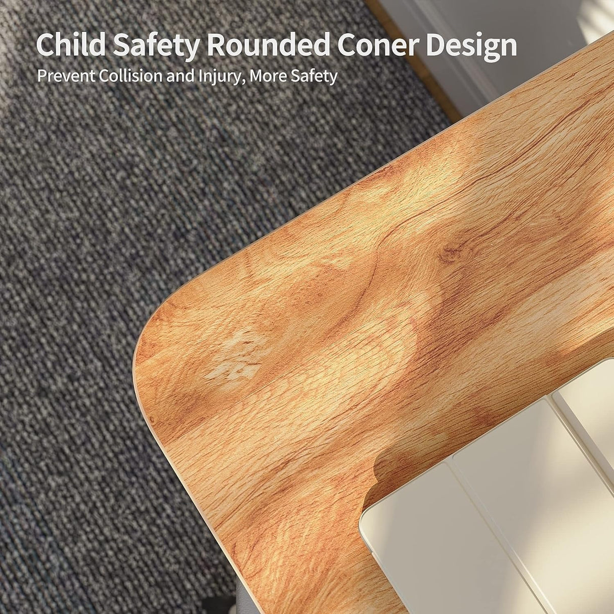 FEZIBO/Home Office Fuirniture/Wood/L Shaped Standing Desk/Desks