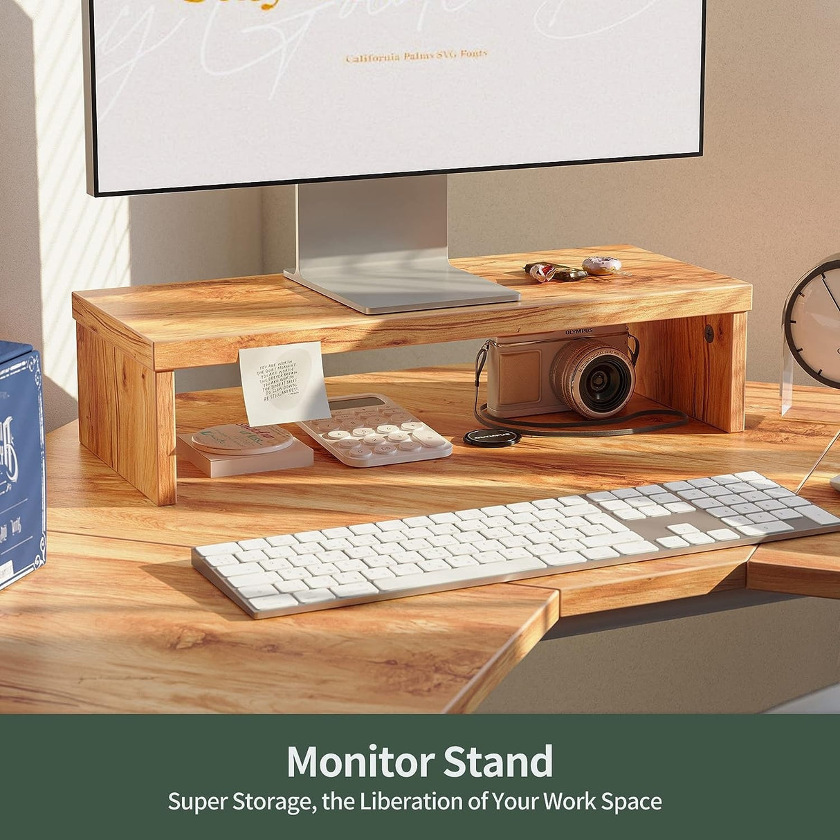 FEZIBO/Home Office Fuirniture/Wood/L Shaped Standing Desk/Desks