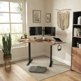 FEZIBO/Home Office Fuirniture/Wood/L Shaped Standing Desk/Desks