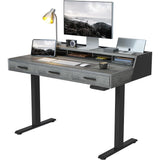 FEZIBO/Home Office Furniture/Wood/Standing Desk With 3 Drawers/Desks