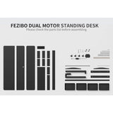 FEZIBO/Home Office Furniture/Wood/Standing Desk With 4 Drawers/Desks