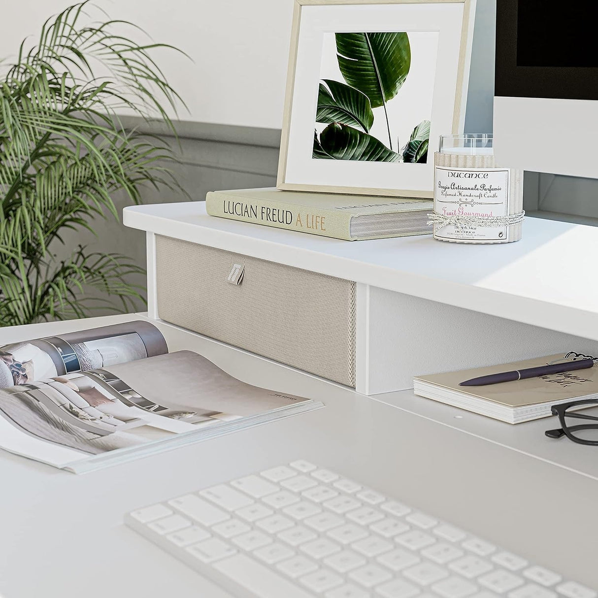 FEZIBO/Home Office Furniture/Wood/Standing Desk With 4 Drawers/Desks