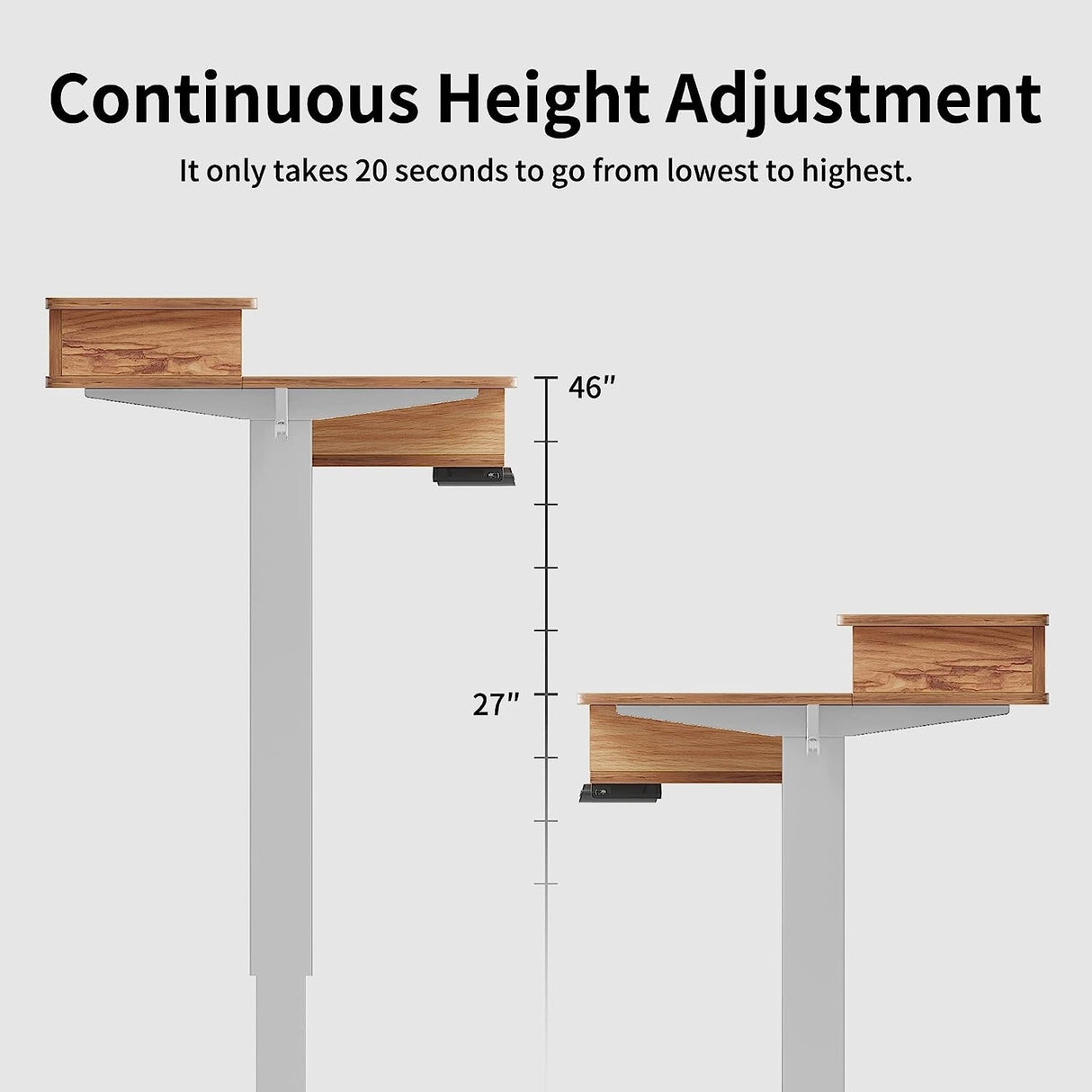 FEZIBO/Home Office Furniture/Wood/Standing Desk With 4 Drawers/Desks