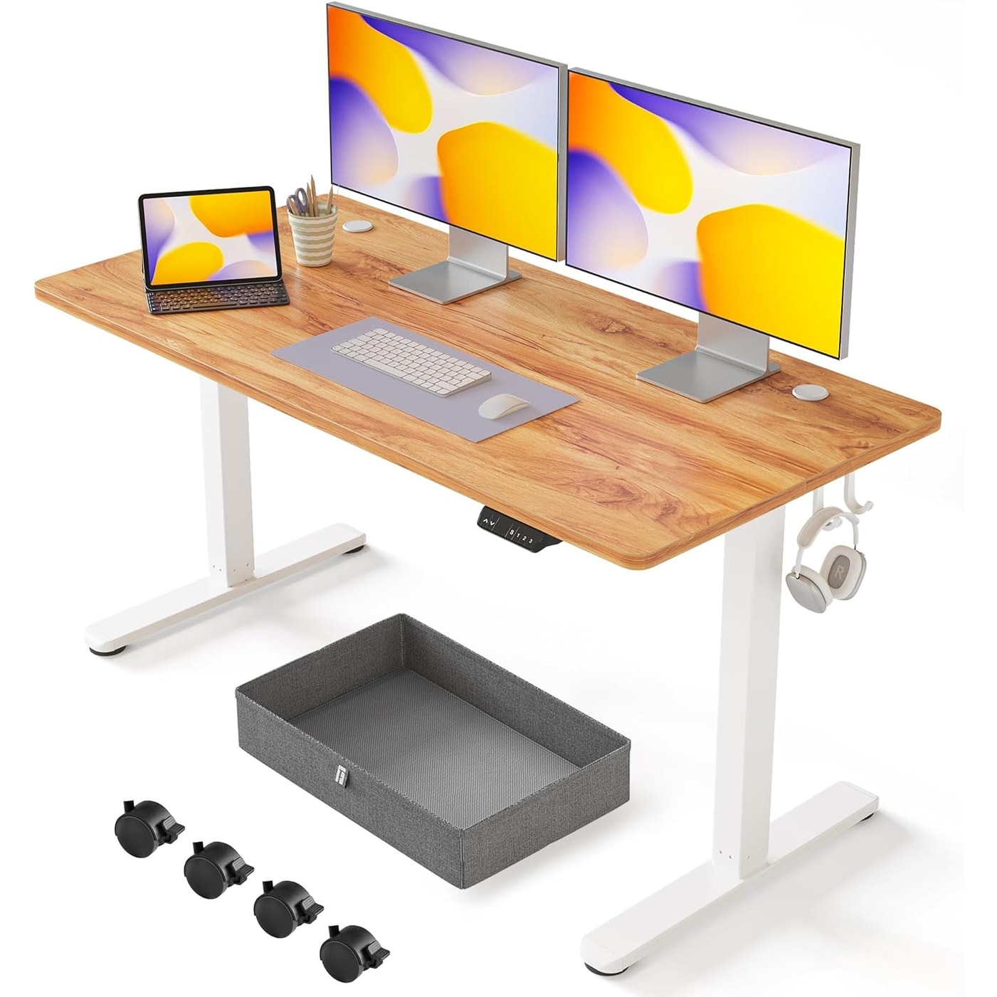 Fezibo sit stand desk hotsell