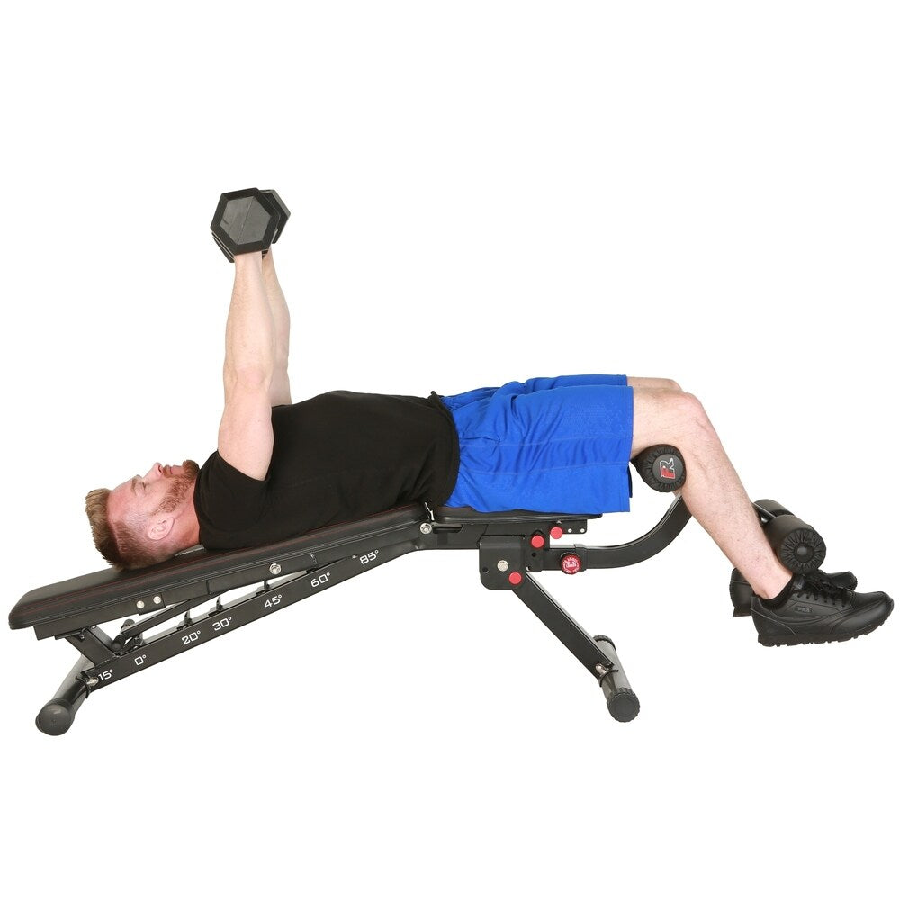 FITNESS REALITY 2000 Super Max XL High Capacity Weight Bench - Black