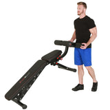 FITNESS REALITY 2000 Super Max XL High Capacity Weight Bench - Black