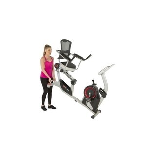 FITNESS REALITY X-Class 310SX Smart Recumbent Exercise Bike With App - Black/Red/Silver