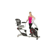 FITNESS REALITY X-Class 310SX Smart Recumbent Exercise Bike With App - Black/Red/Silver