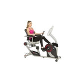 FITNESS REALITY X-Class 310SX Smart Recumbent Exercise Bike With App - Black/Red/Silver