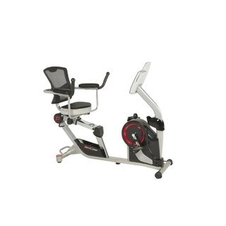 FITNESS REALITY X-Class 310SX Smart Recumbent Exercise Bike With App - Black/Red/Silver