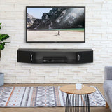 FITUEYES Wall Mounted TV Media Console Floating Desk Storage Hutch - 43.3
