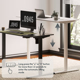 FlexiSpot Electric Standing Desk Whole-Piece Desk Board Computer Desk Height Adjustable Desk for Home Office