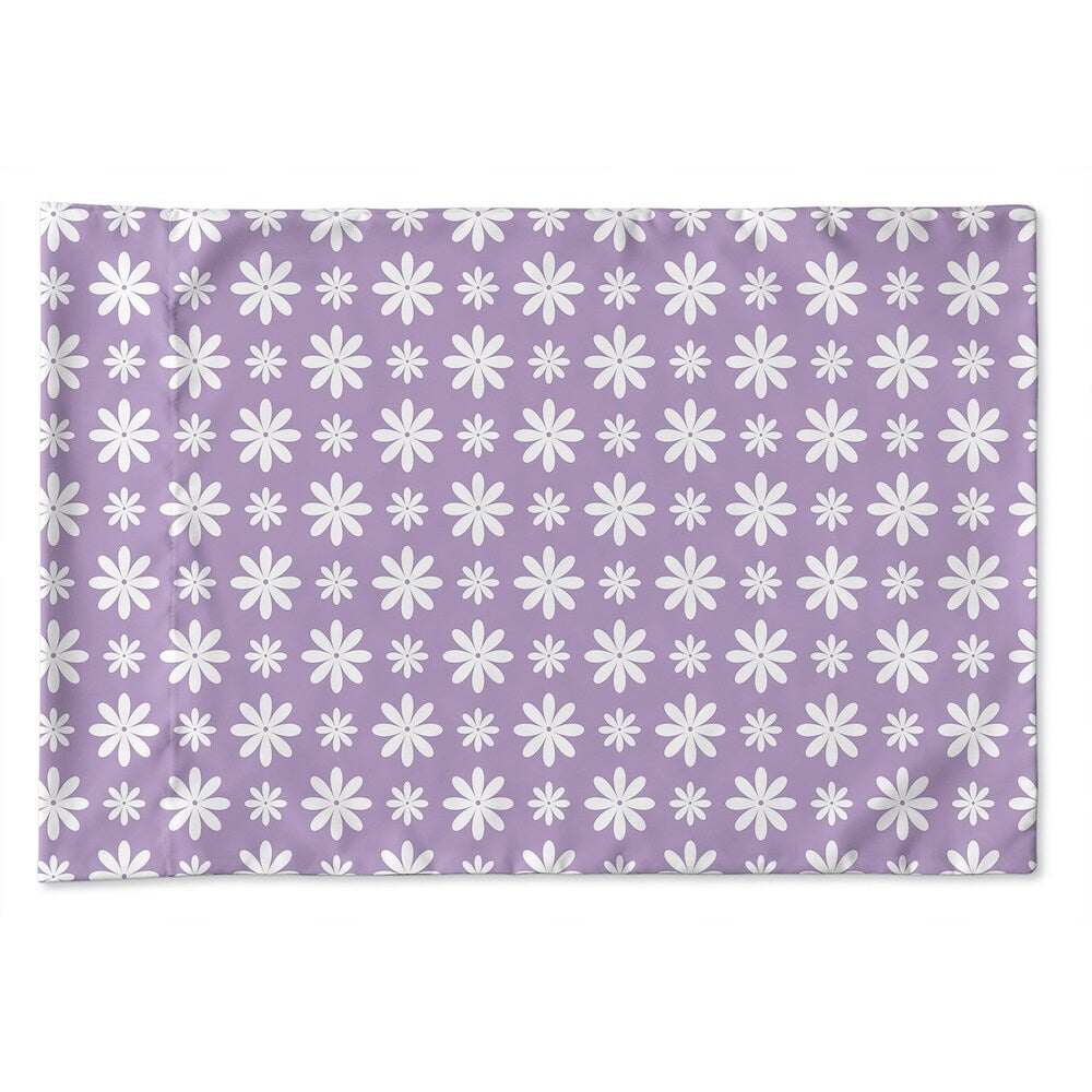 FLOWER SHOWER LAVENDER Pillow Case By Kavka Designs