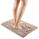 FRESHMINT Chenille Bath Rug with Non-Slip Backing - Lavender