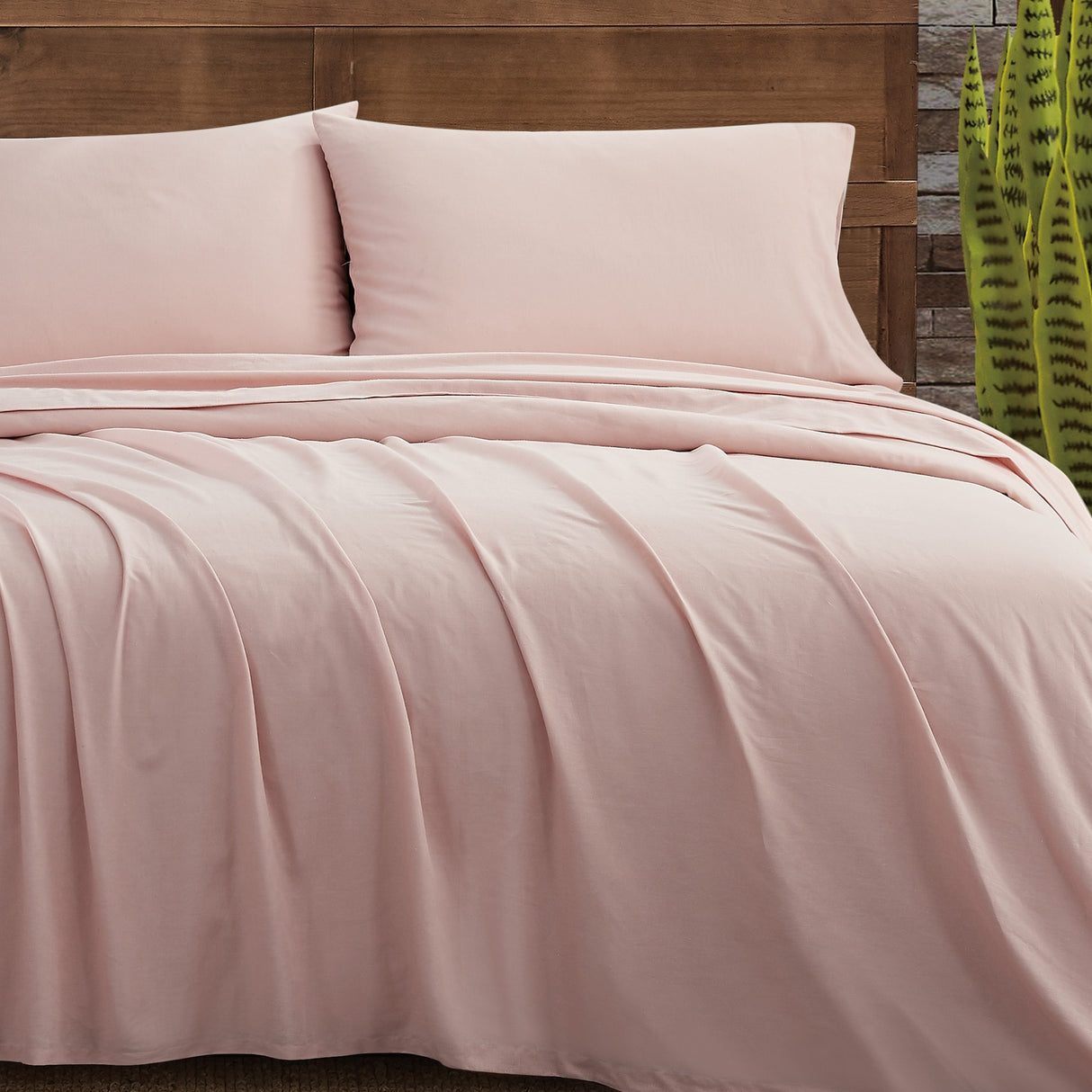 Frye Cotton Linen Blend 4 Piece Sheet Set
