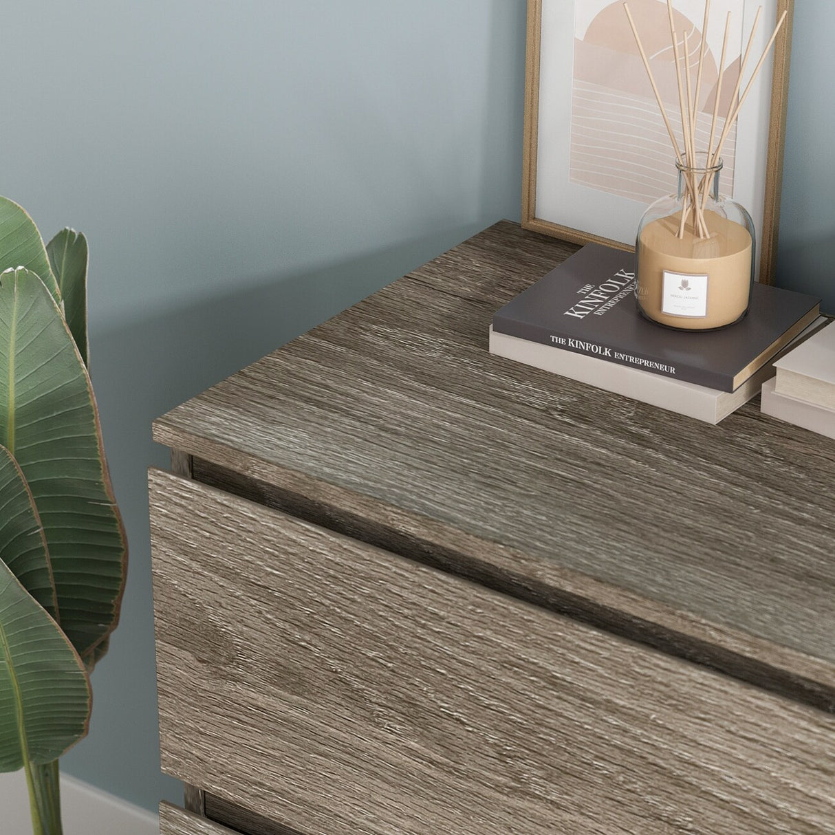 FUFU&GAGA 3-Drawer Dresser Can Be Used As Nightstand