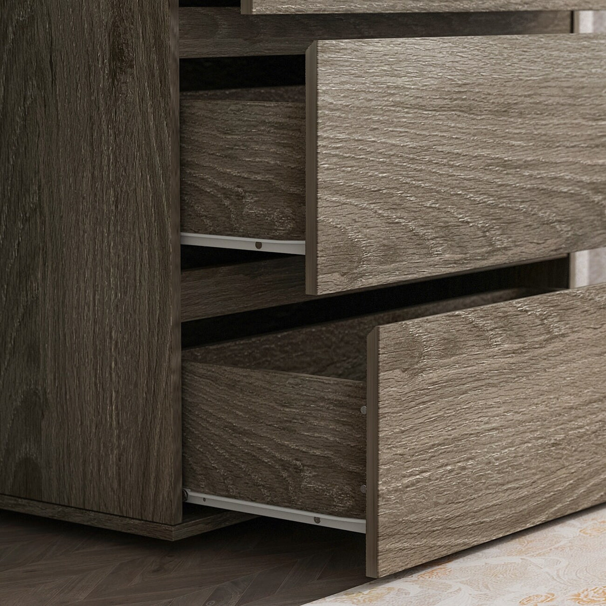 FUFU&GAGA 3-Drawer Dresser Can Be Used As Nightstand