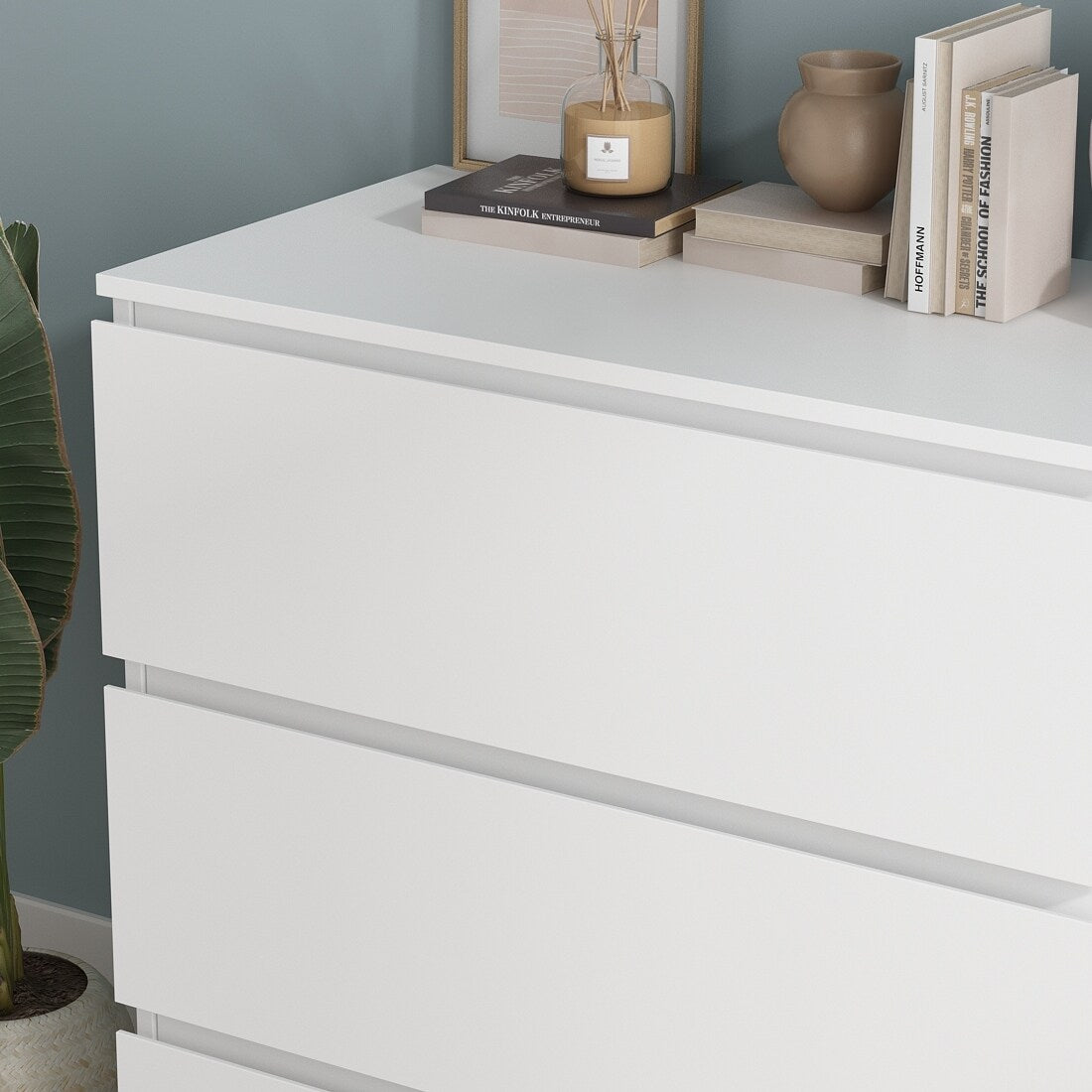 FUFU&GAGA 3-Drawer Dresser Can Be Used As Nightstand
