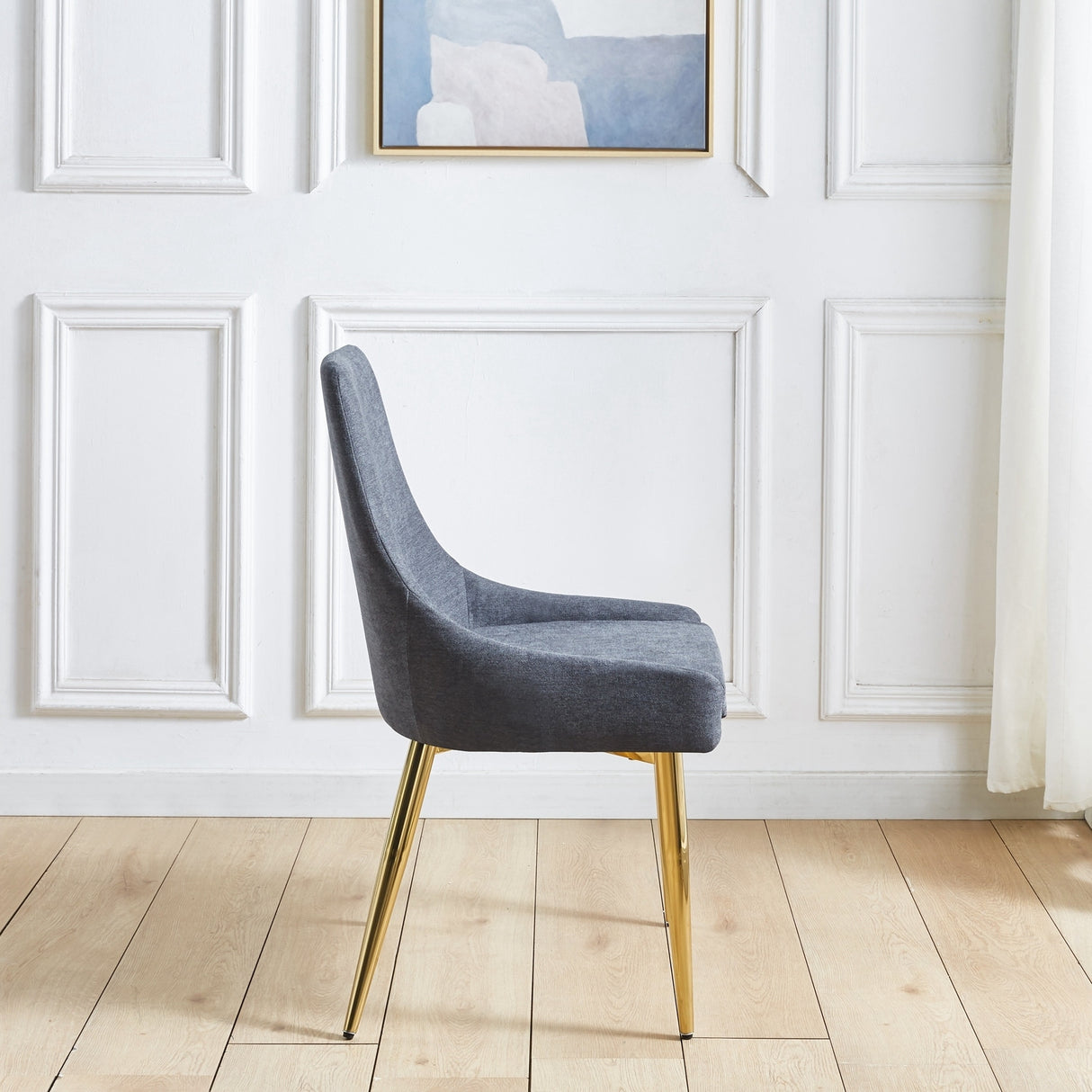 Fabric Dining Chairs Set of 2