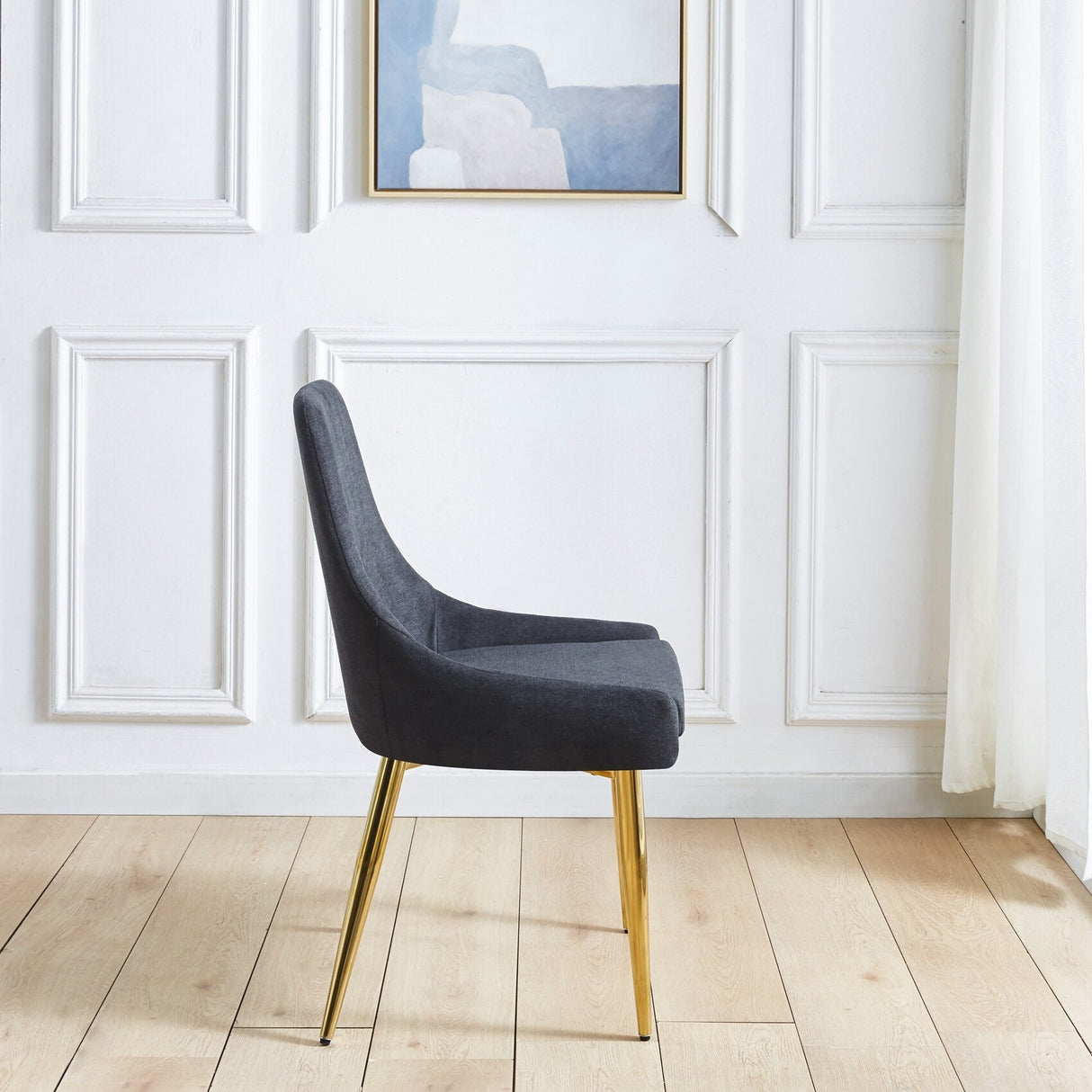 Fabric Dining Chairs Set of 2