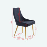 Fabric Dining Chairs Set of 2