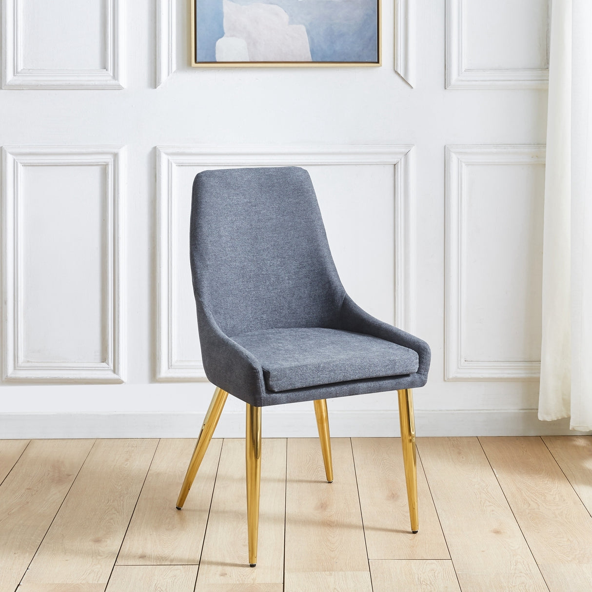 Fabric Dining Chairs Set of 2
