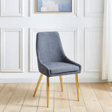 Fabric Dining Chairs Set of 2