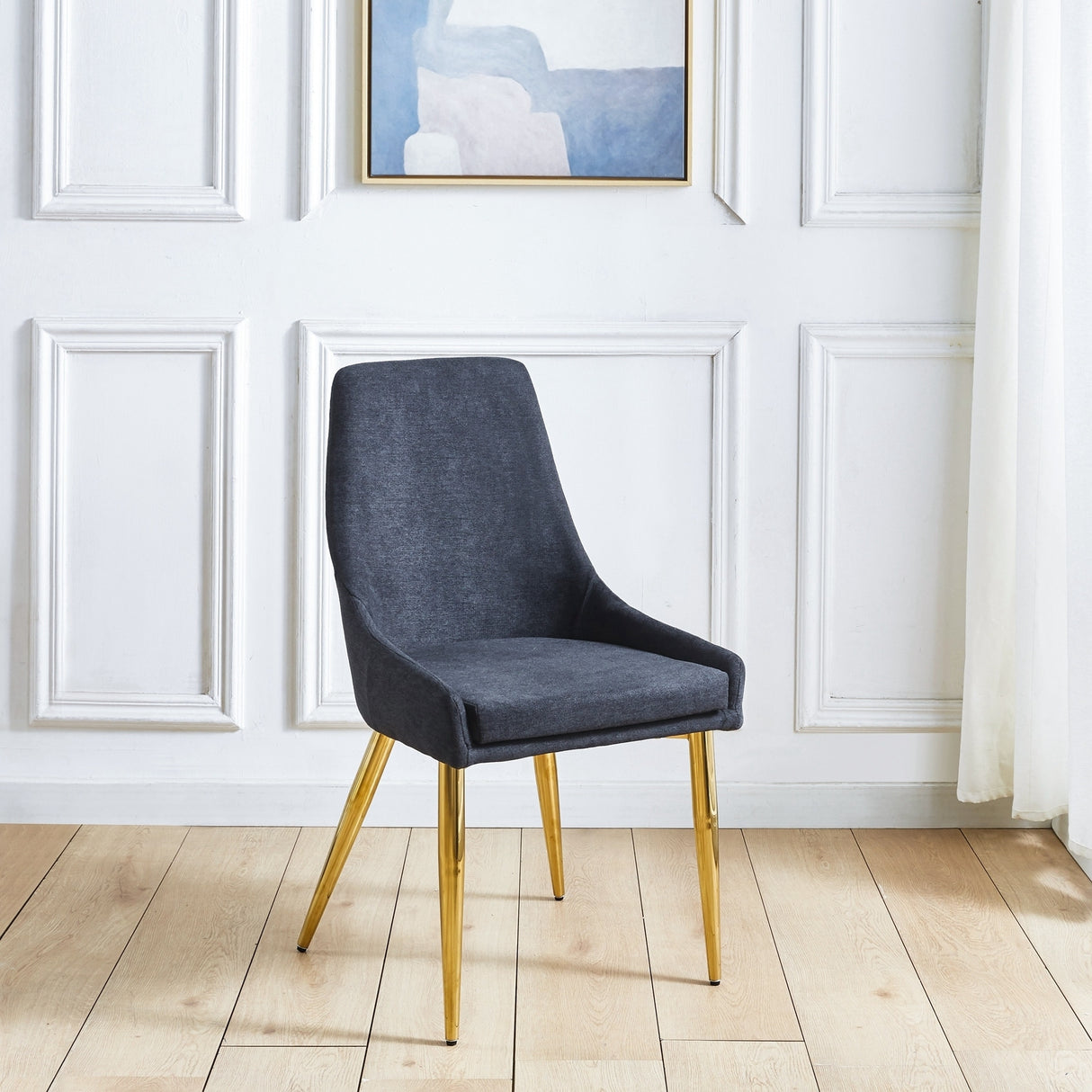 Fabric Dining Chairs Set of 2