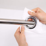 Fabric Shower Curtain Set, Cotton Blend Waffle Weave, with Snap in