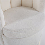 Fabric Swivel Accent Armchair Barrel Chair
