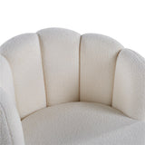 Fabric Swivel Accent Armchair Barrel Chair