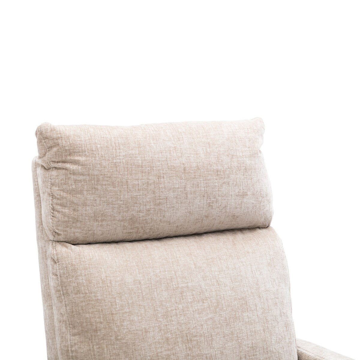 Fabric rocking chair with massage function