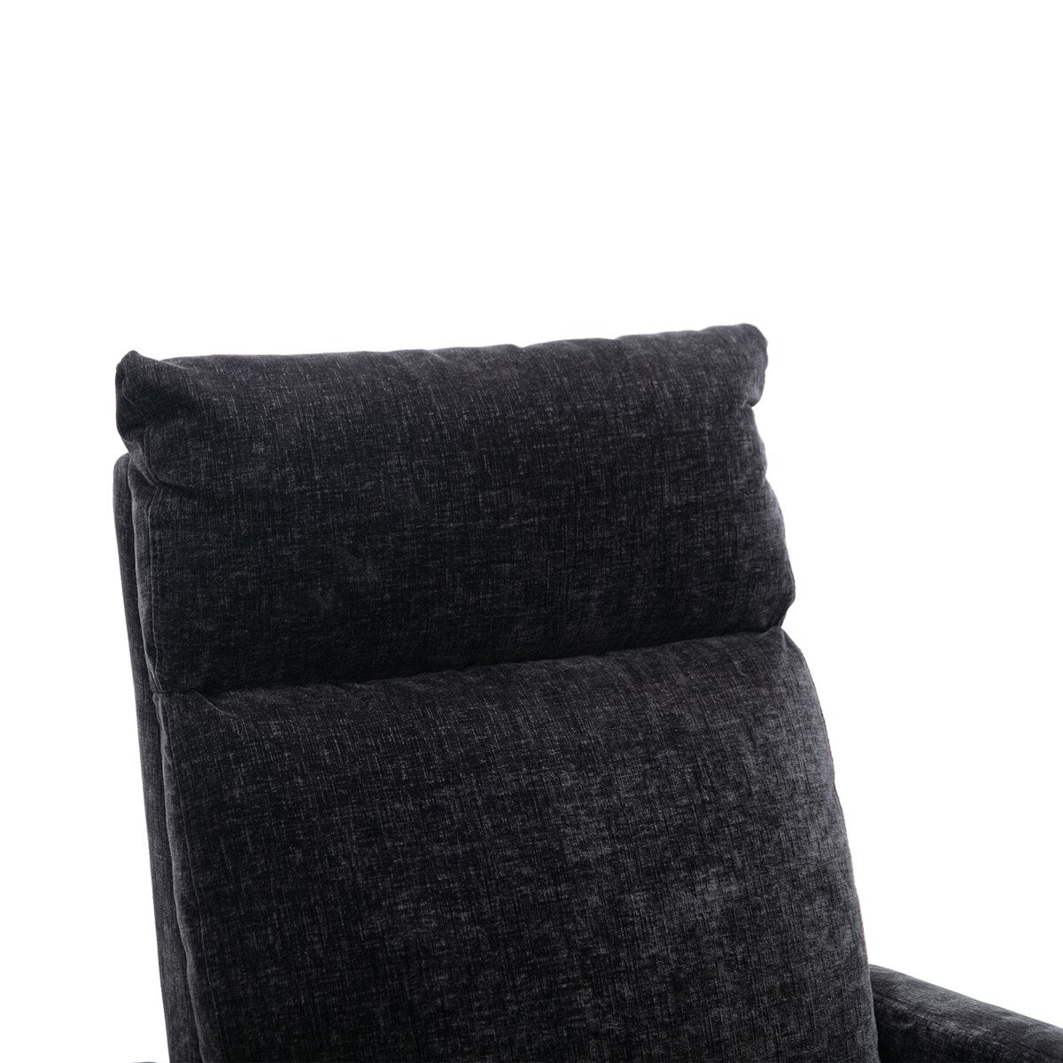 Fabric rocking chair with massage function