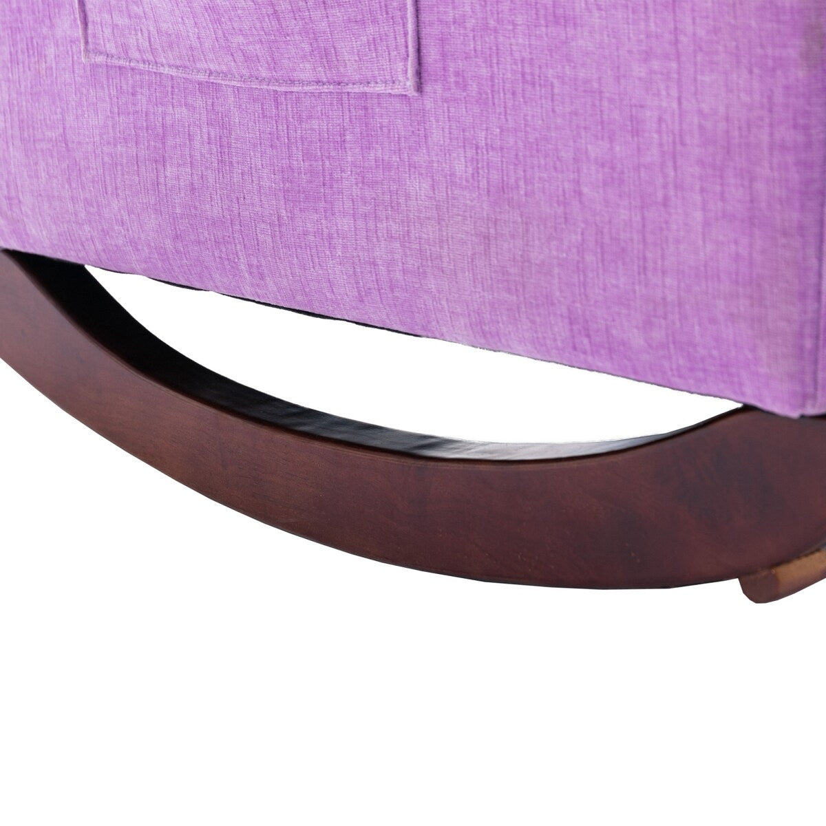 Fabric rocking chair with massage function
