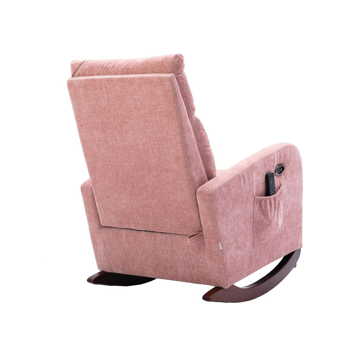 Fabric rocking chair with massage function