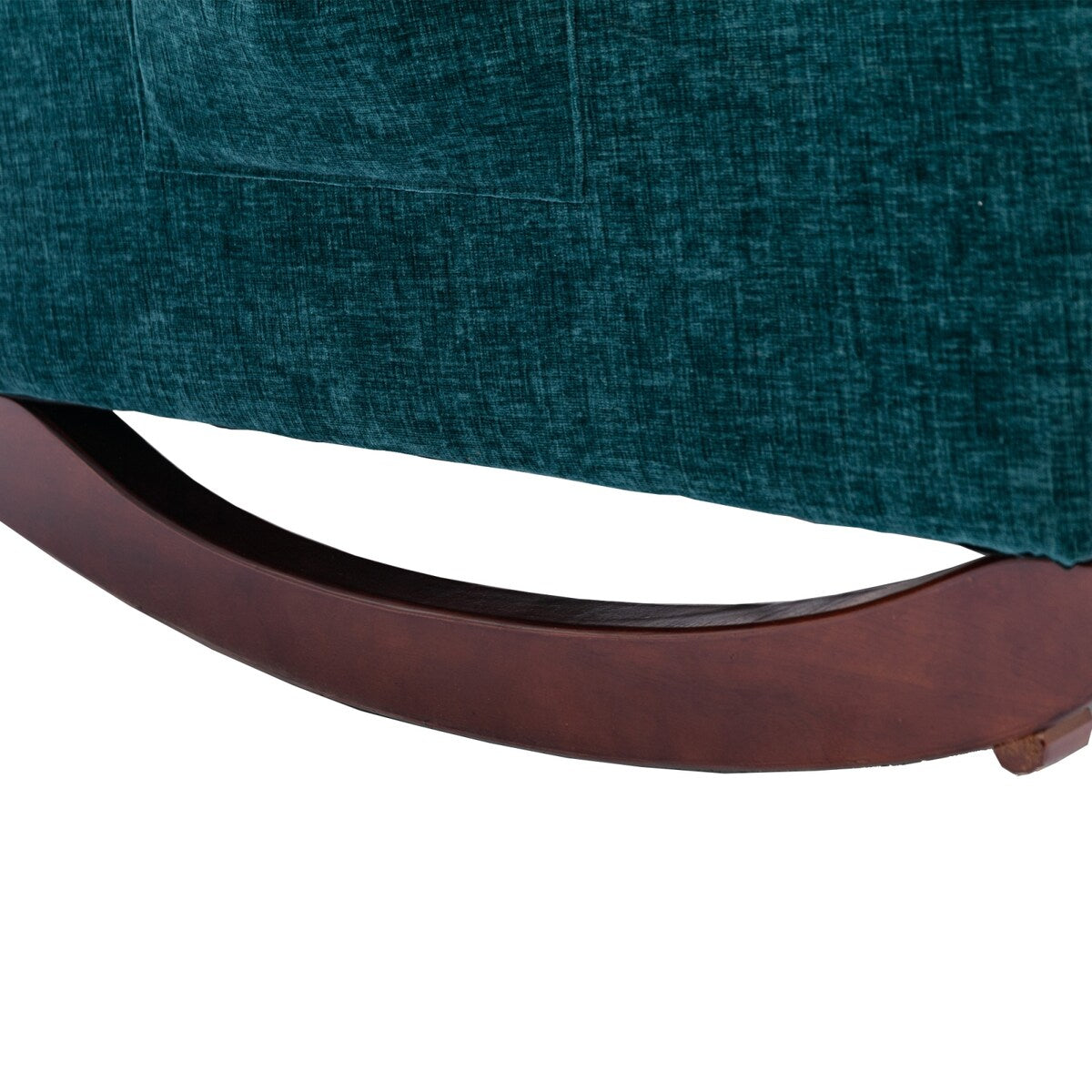 Fabric rocking chair with massage function