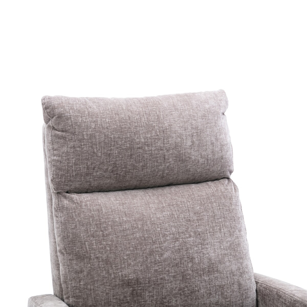 Fabric rocking chair with massage function