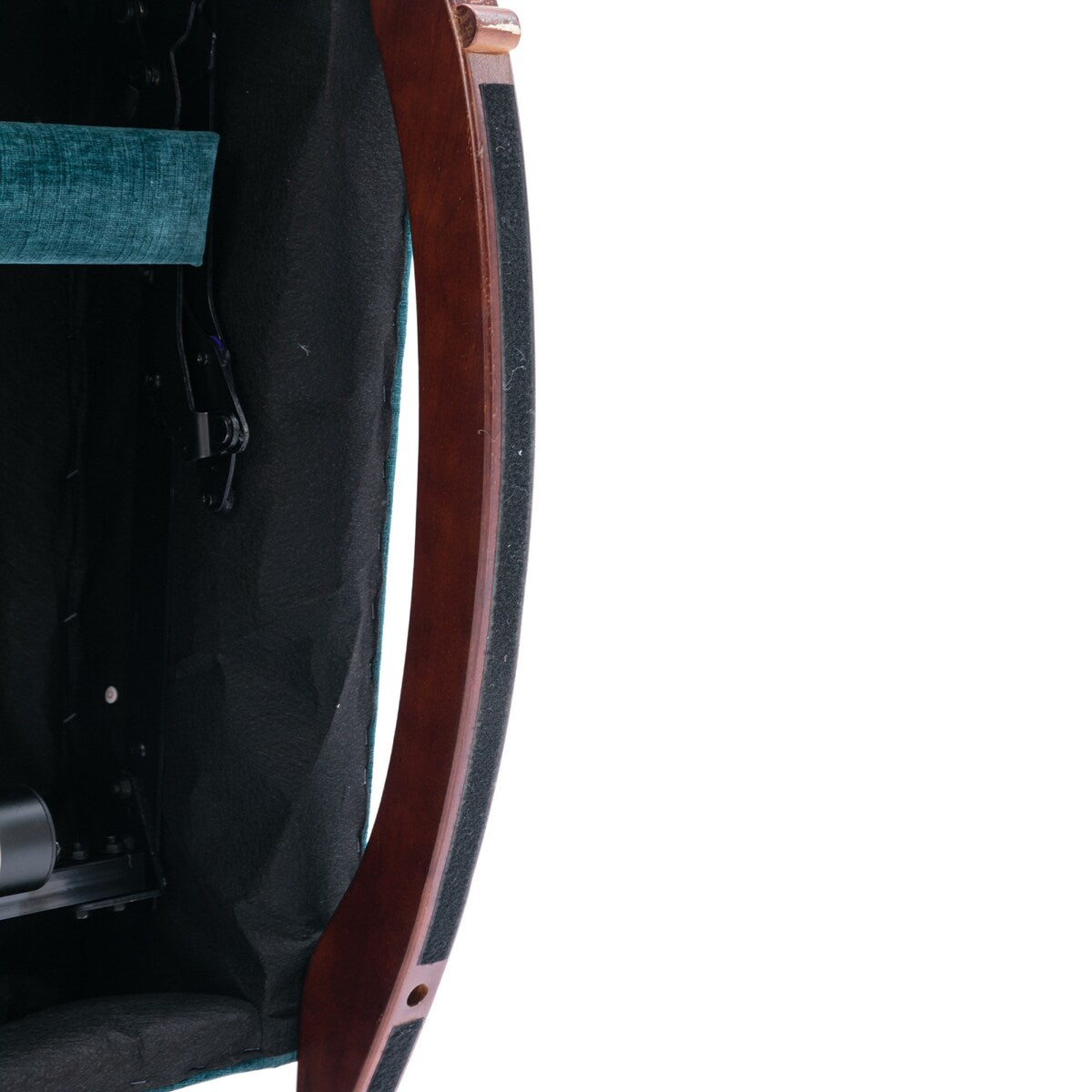 Fabric rocking chair with massage function