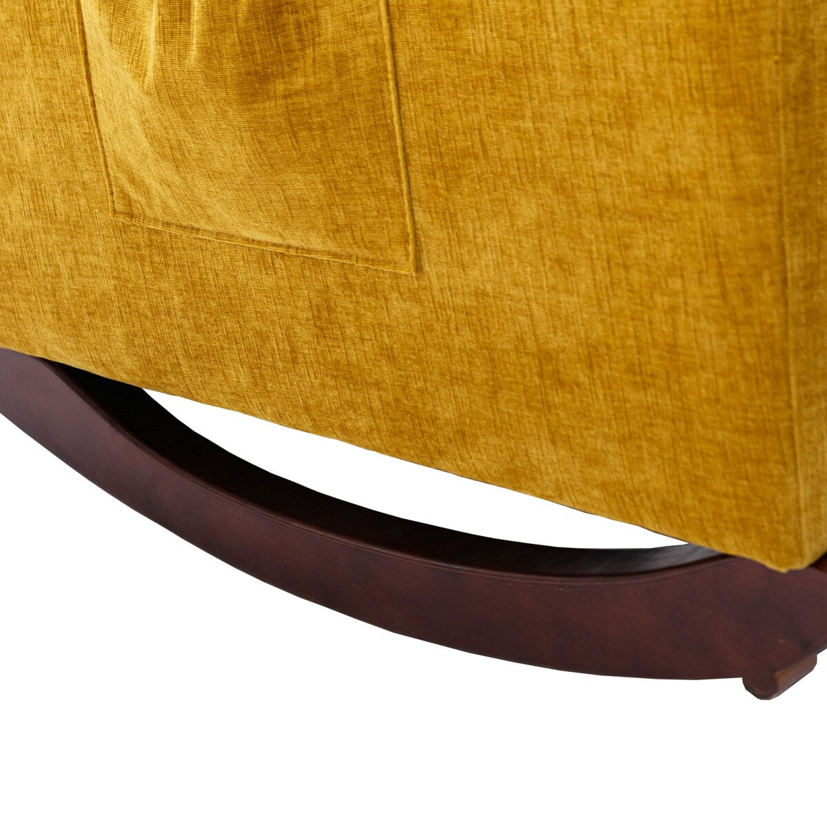 Fabric rocking chair with massage function
