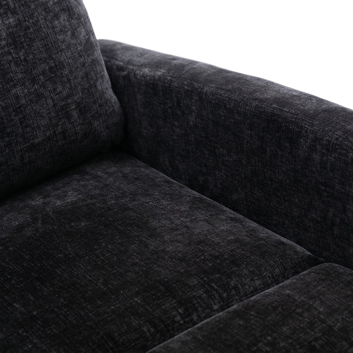 Fabric rocking chair with massage function