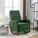 Fabric rocking chair with massage function
