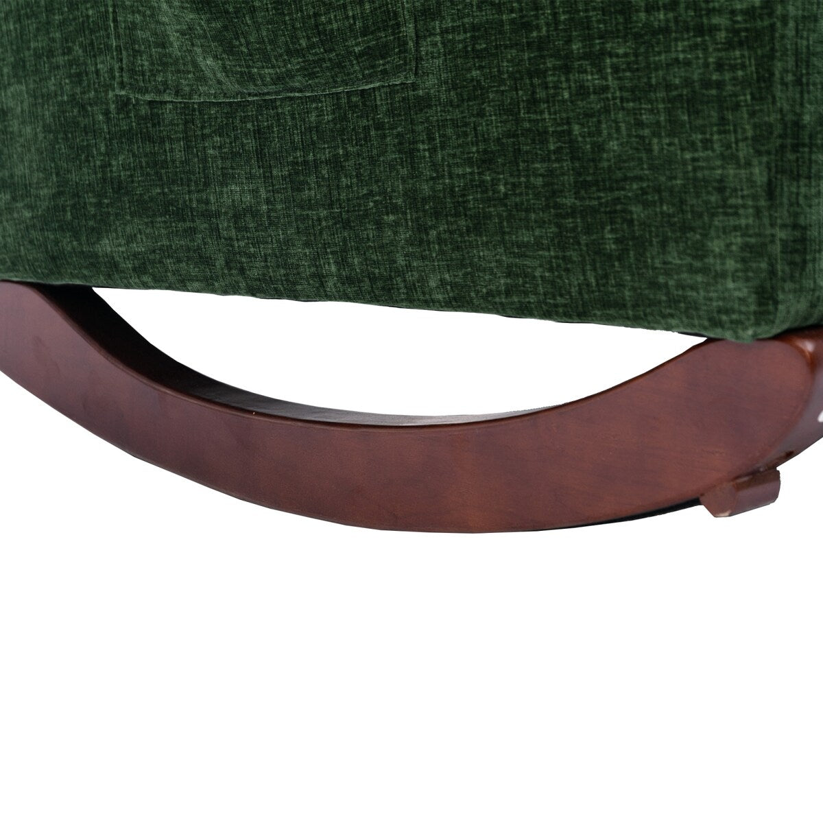 Fabric rocking chair with massage function