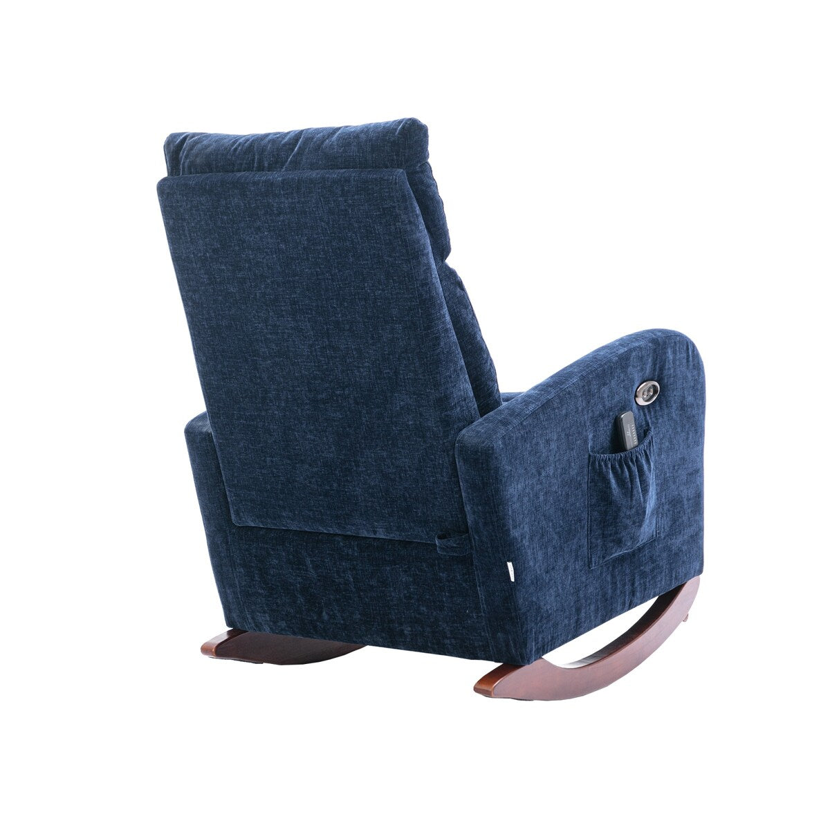 Fabric rocking chair with massage function