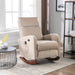 Fabric rocking chair with massage function