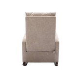 Fabric rocking chair with massage function