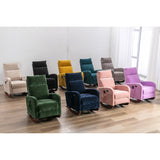 Fabric rocking chair with massage function