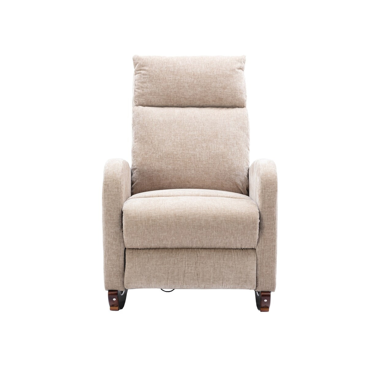 Fabric rocking chair with massage function
