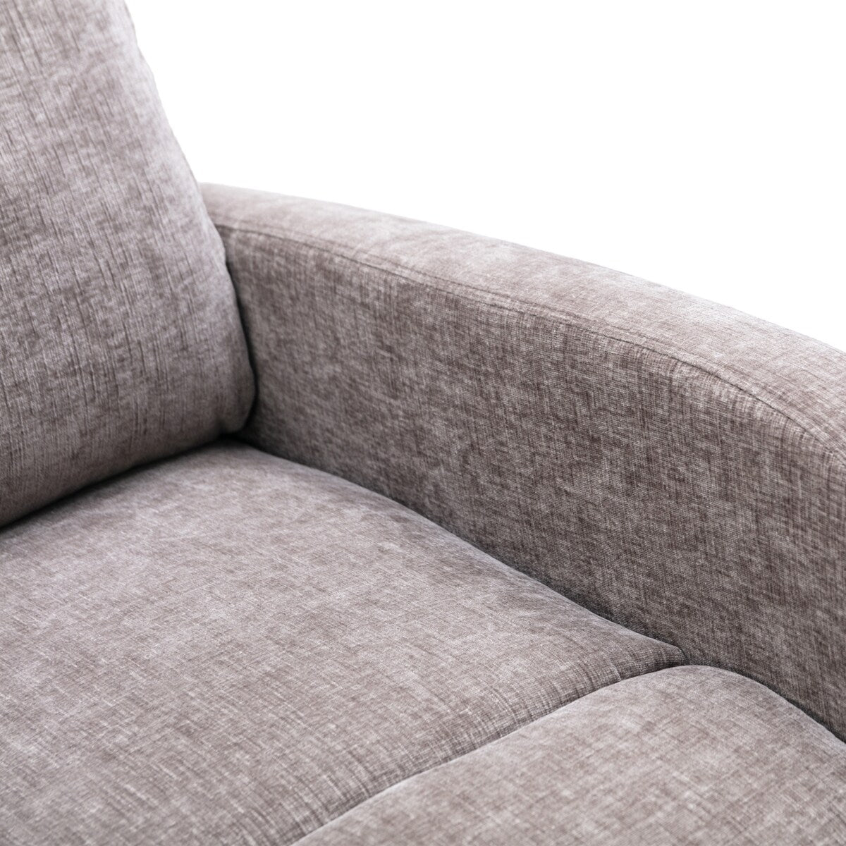 Fabric rocking chair with massage function