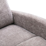 Fabric rocking chair with massage function